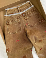 OFFSEAL Y2K Teddy Bear Jeans