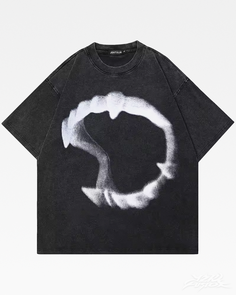OFFSEAL Y2K Vampire Teeth Shirt