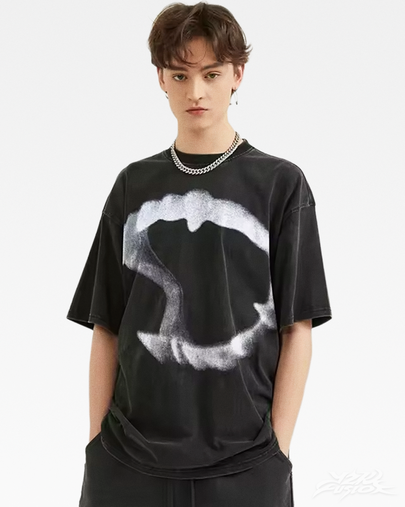OFFSEAL Y2K Vampire Teeth Shirt