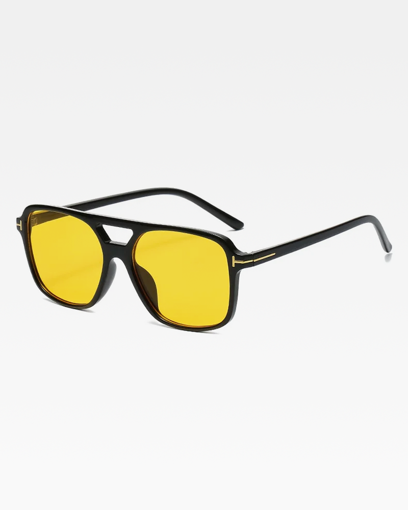 OFFSEAL Yellow Tinted Sunglasses