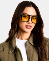 OFFSEAL Yellow Tinted Sunglasses