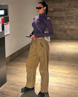 OFFSEAL Zip-Up Crop Top